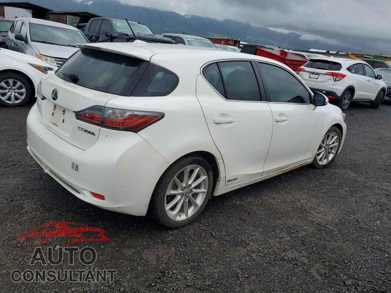 LEXUS CT 200 2012 - JTHKD5BH7C2089215