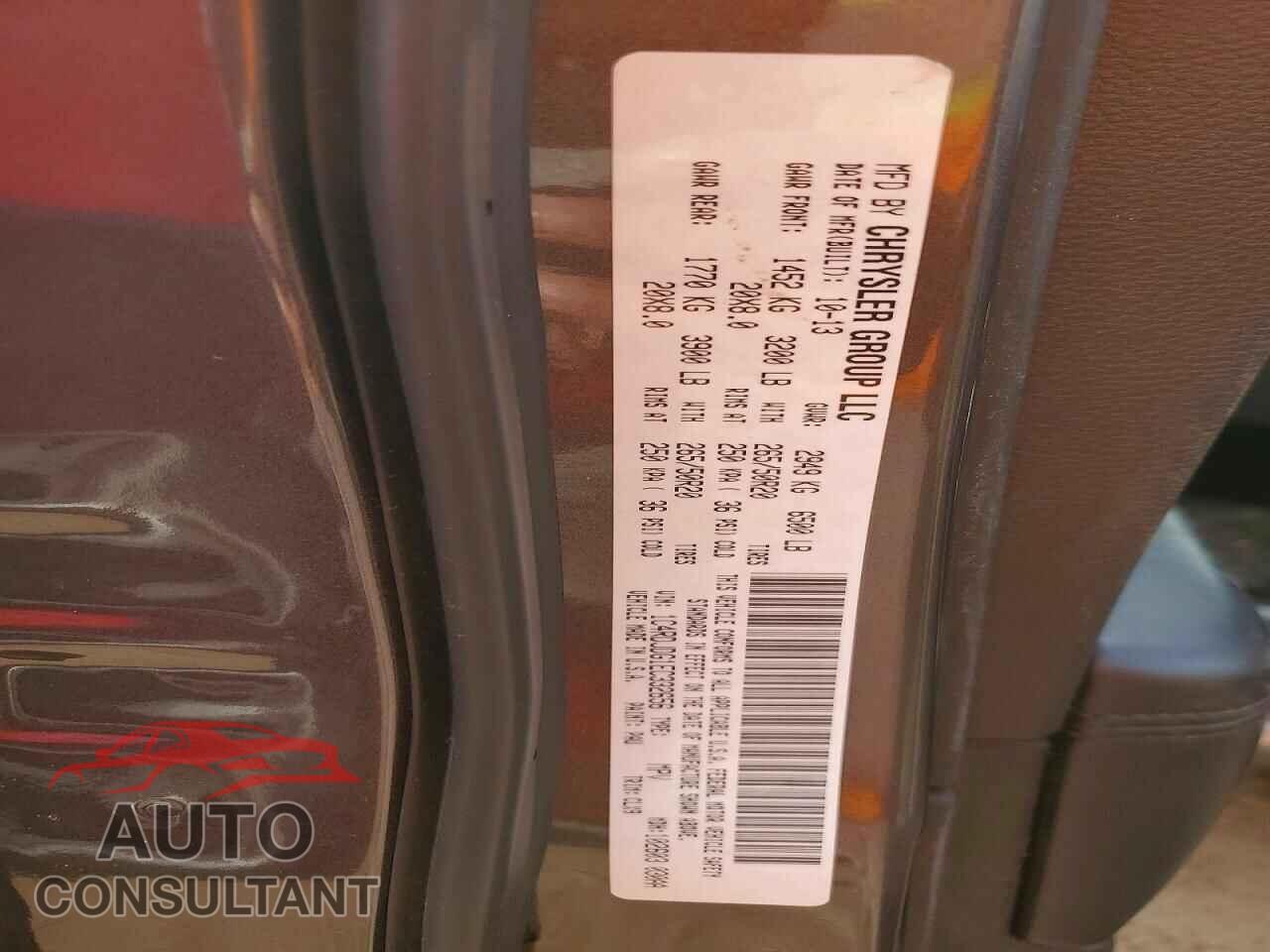 DODGE DURANGO 2014 - 1C4RDJDG1EC332656