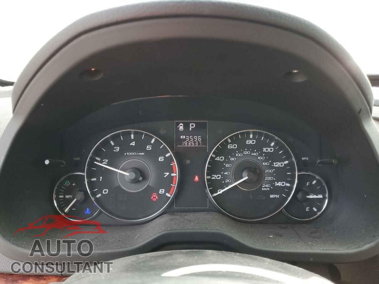 SUBARU OUTBACK 2011 - 4S4BRBLC3B3409624