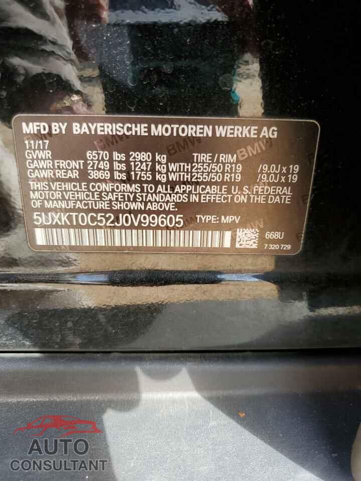 BMW X5 2018 - 5UXKT0C52J0V99605