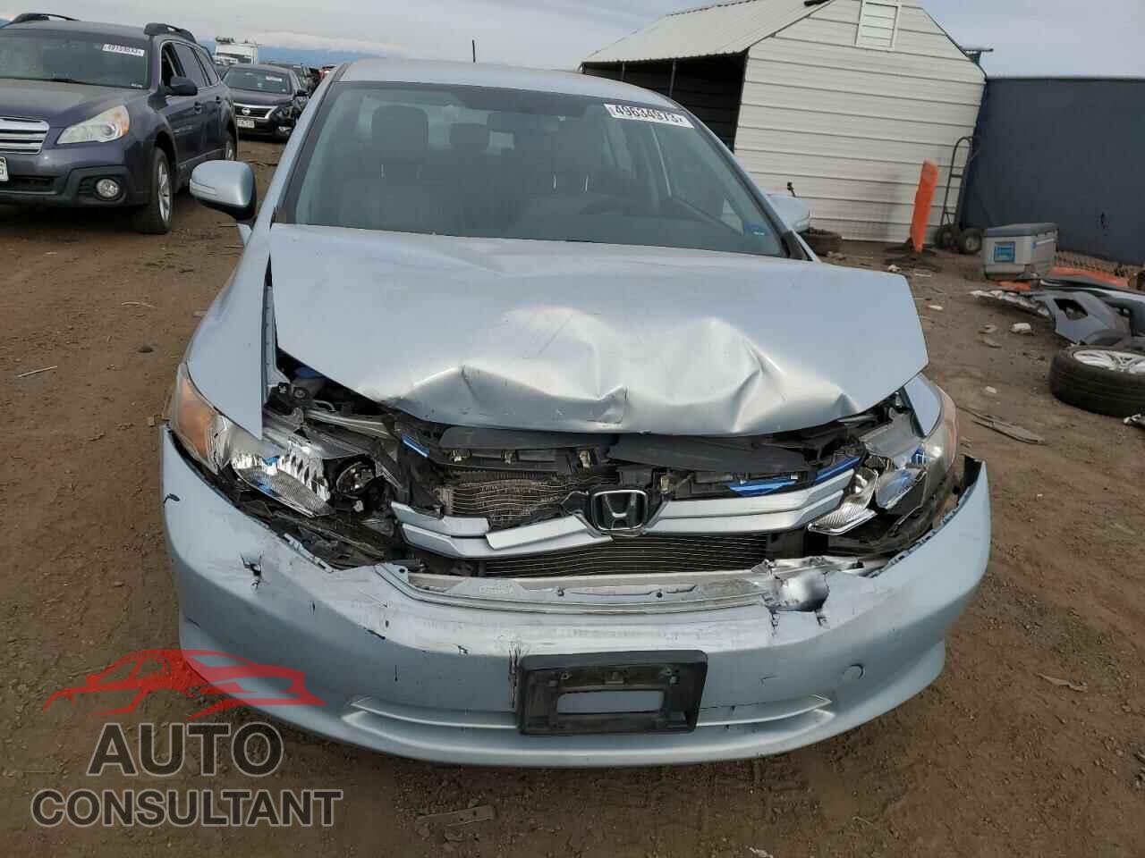 HONDA CIVIC 2012 - JHMFB4F37CS005930