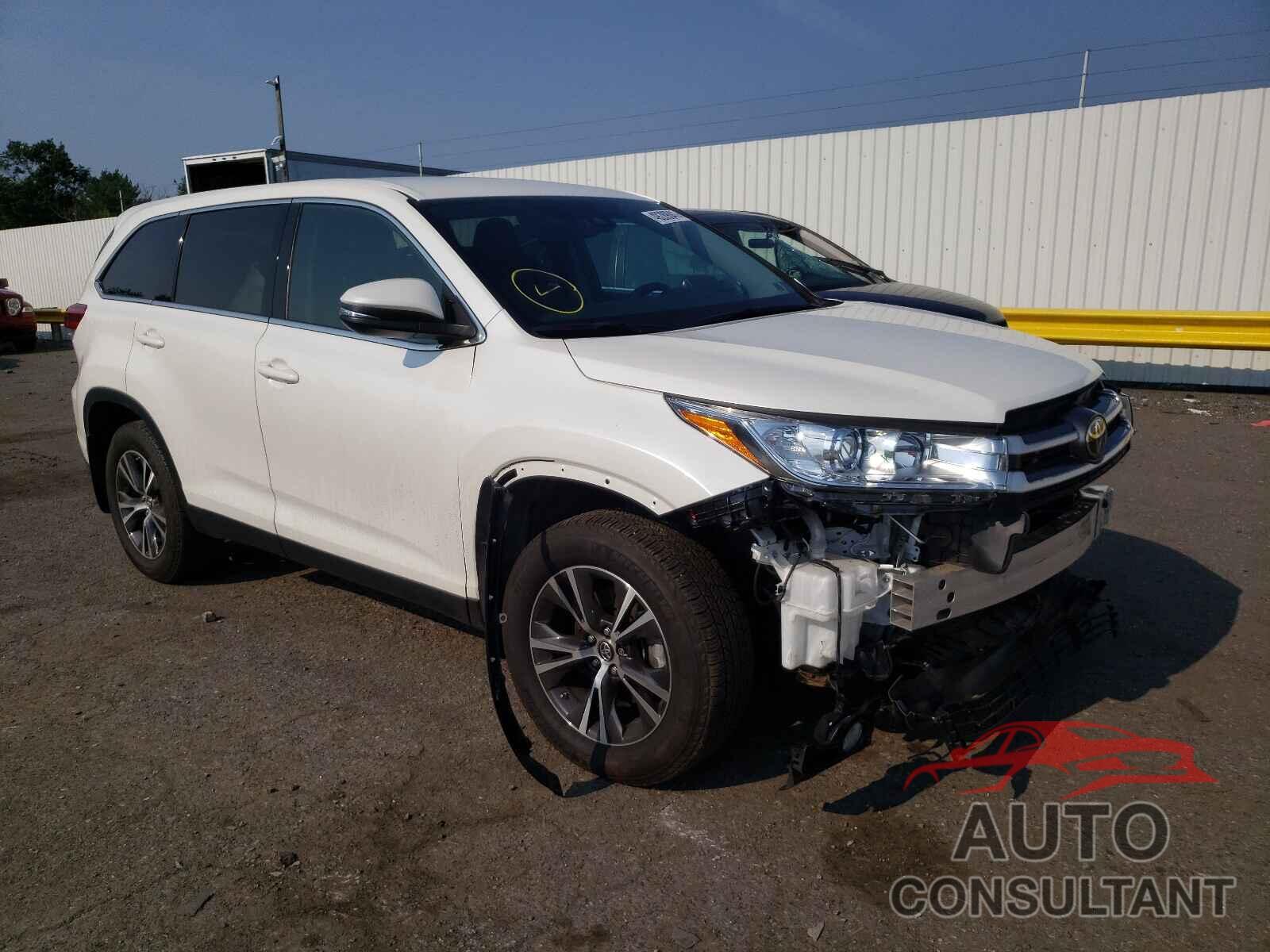 TOYOTA HIGHLANDER 2019 - 5TDBZRFH5KS737100