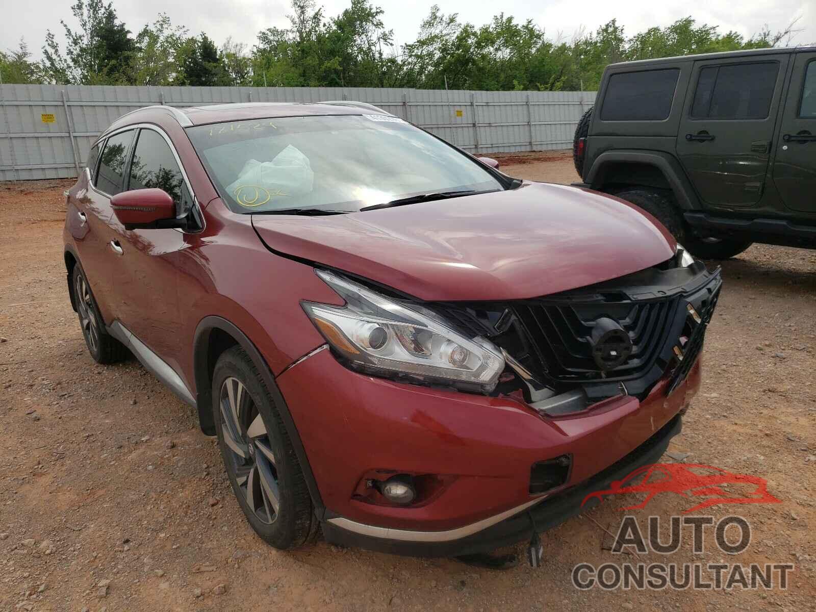 NISSAN MURANO 2018 - 5N1AZ2MG8JN181524