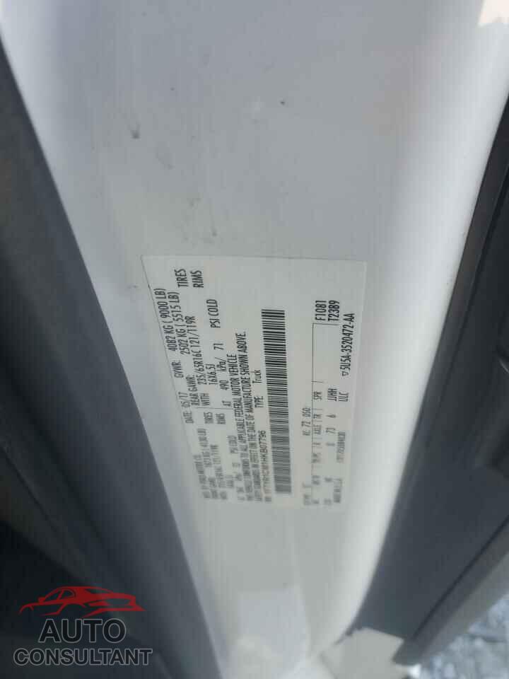 FORD TRANSIT 2017 - 1FTYR1CM1HKB07796