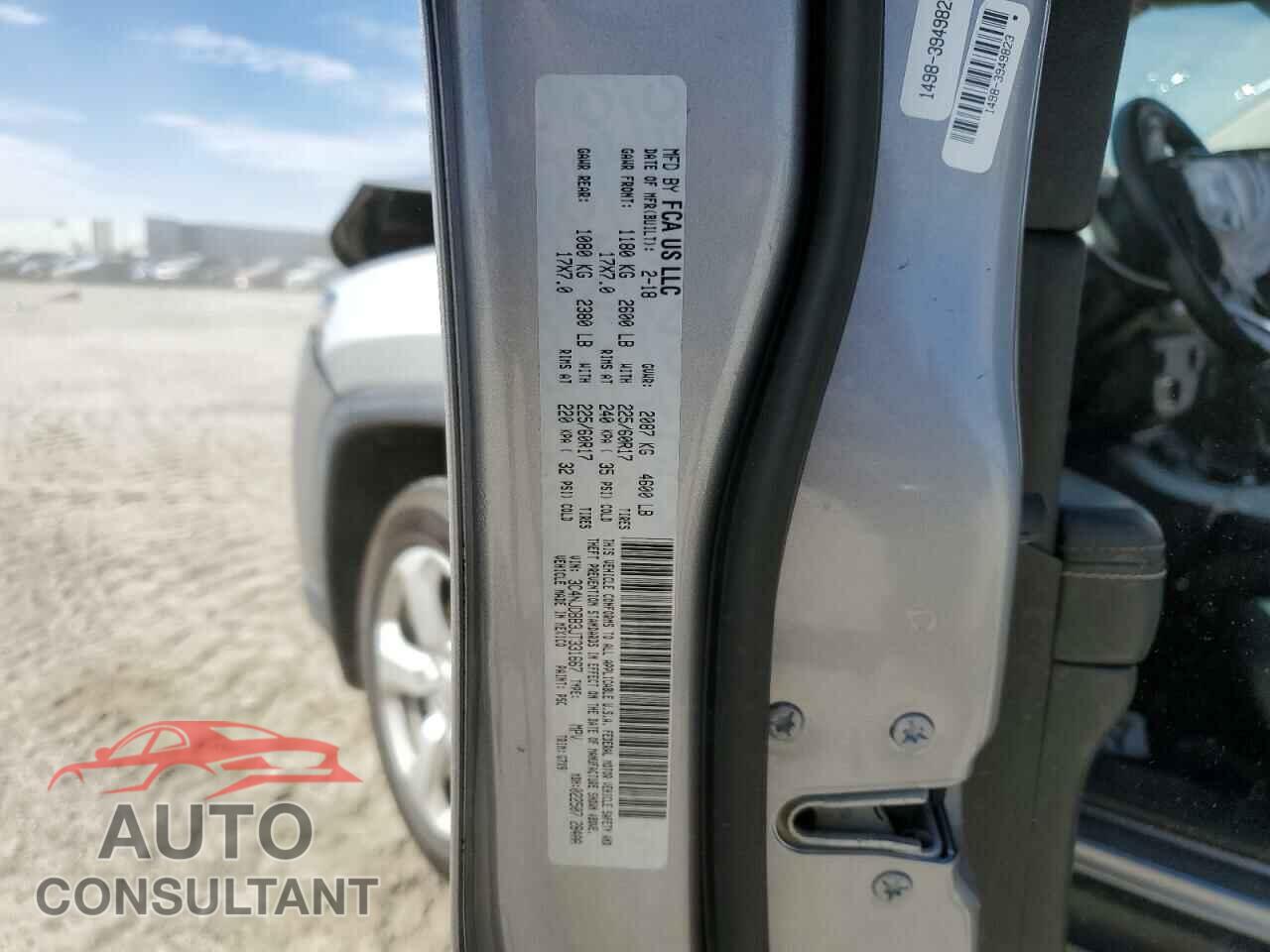 JEEP COMPASS 2018 - 3C4NJDBB3JT331667
