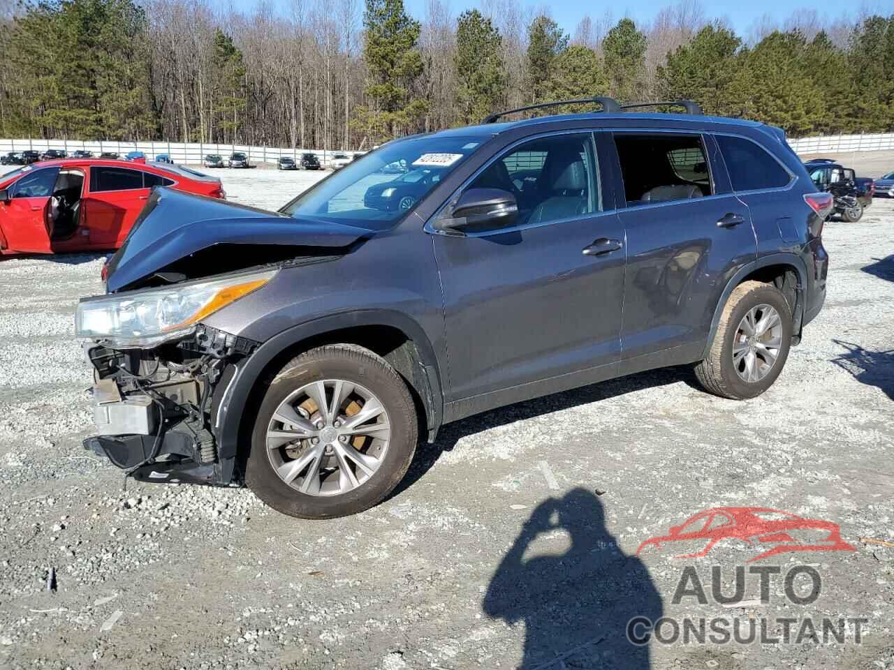 TOYOTA HIGHLANDER 2015 - 5TDJKRFH1FS220589