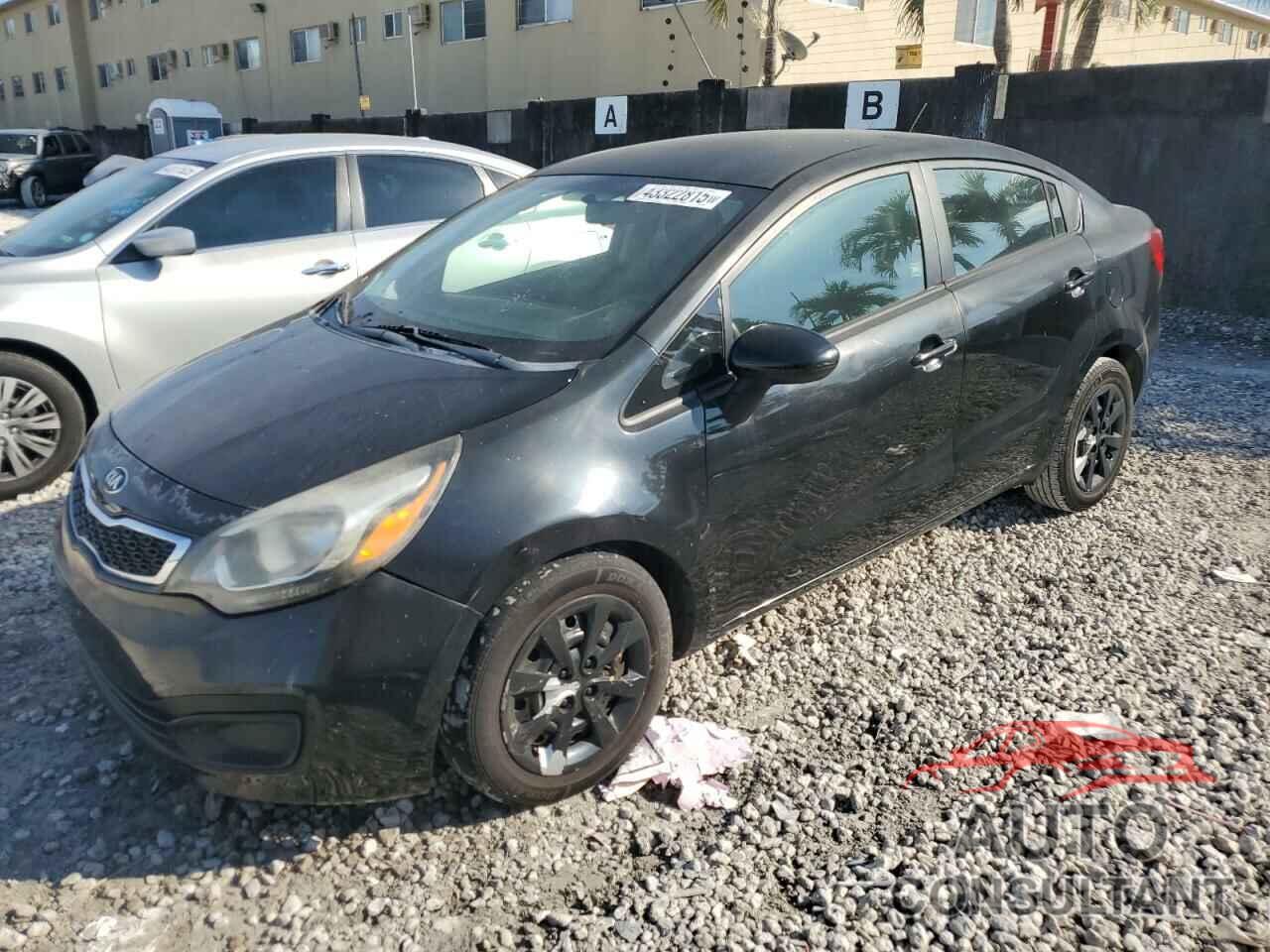 KIA RIO 2014 - KNADN4A33E6385445