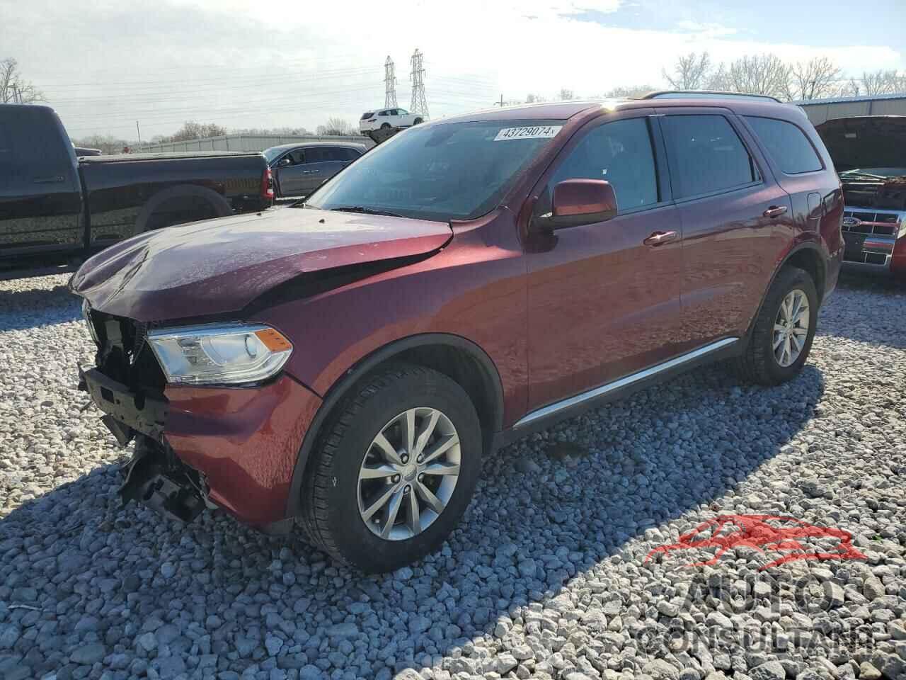 DODGE DURANGO 2017 - 1C4RDJAG3HC850776