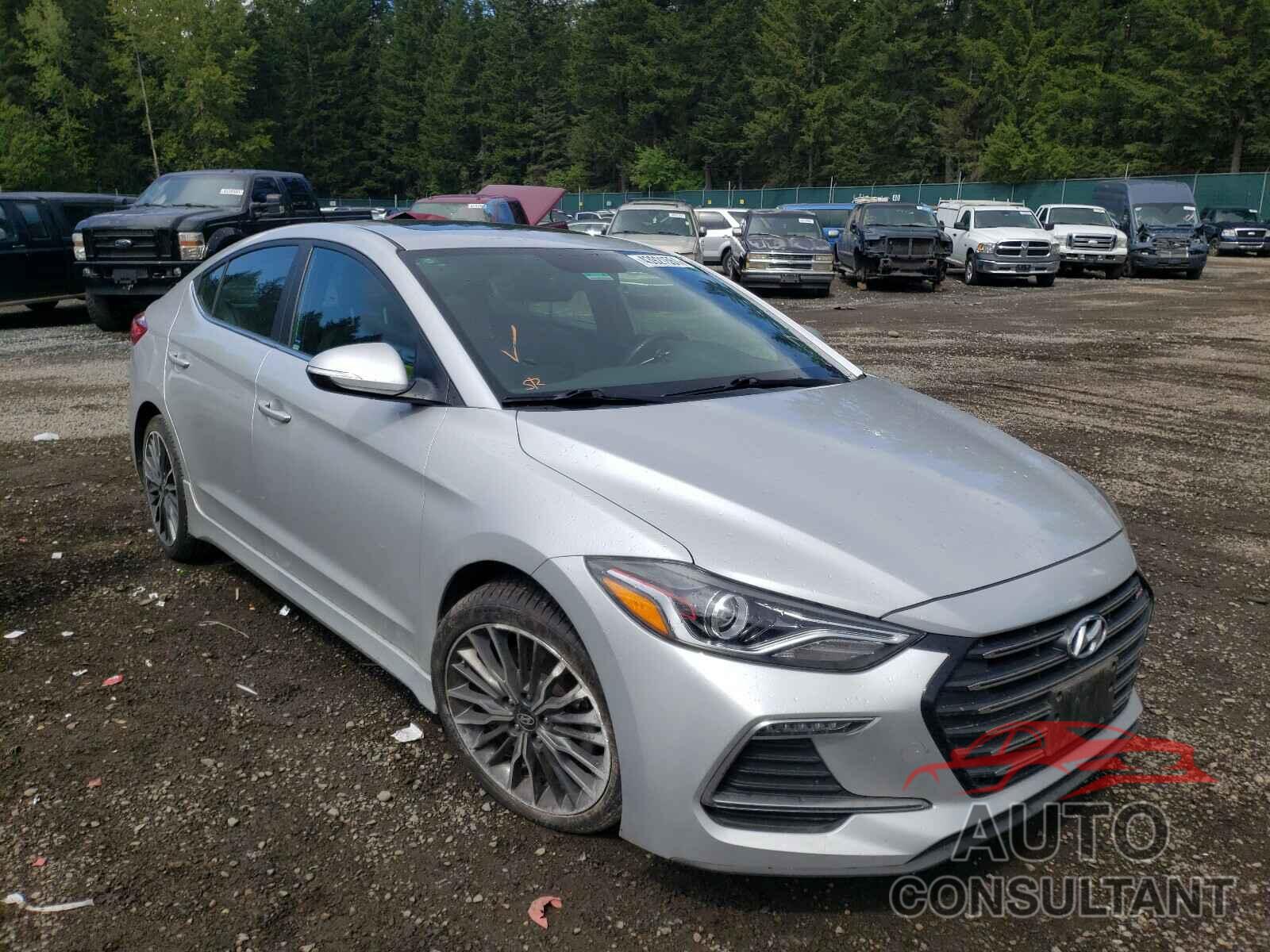 HYUNDAI ELANTRA 2018 - KMHD04LB3JU542429