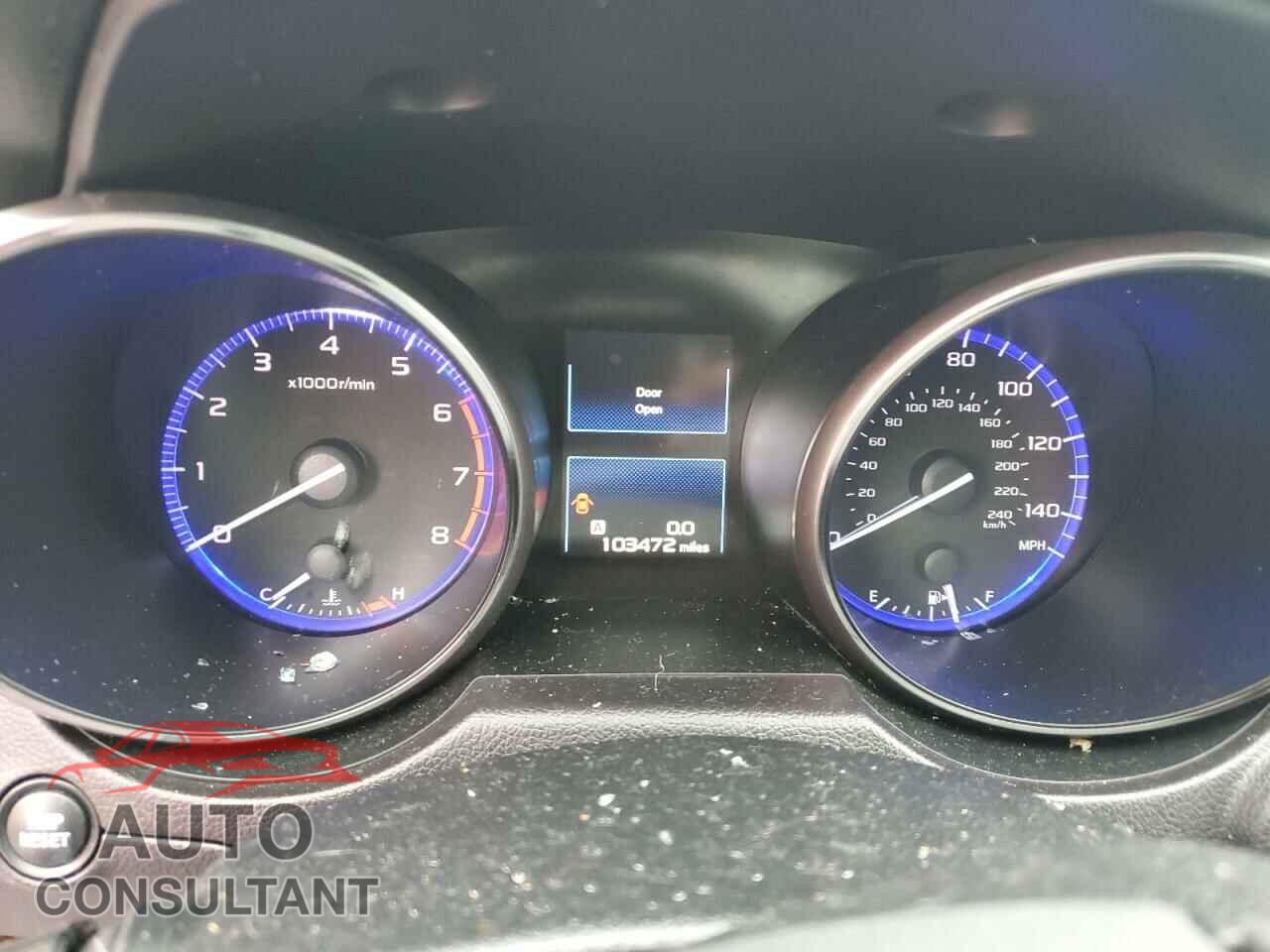 SUBARU OUTBACK 2017 - 4S4BSAKCXH3237343