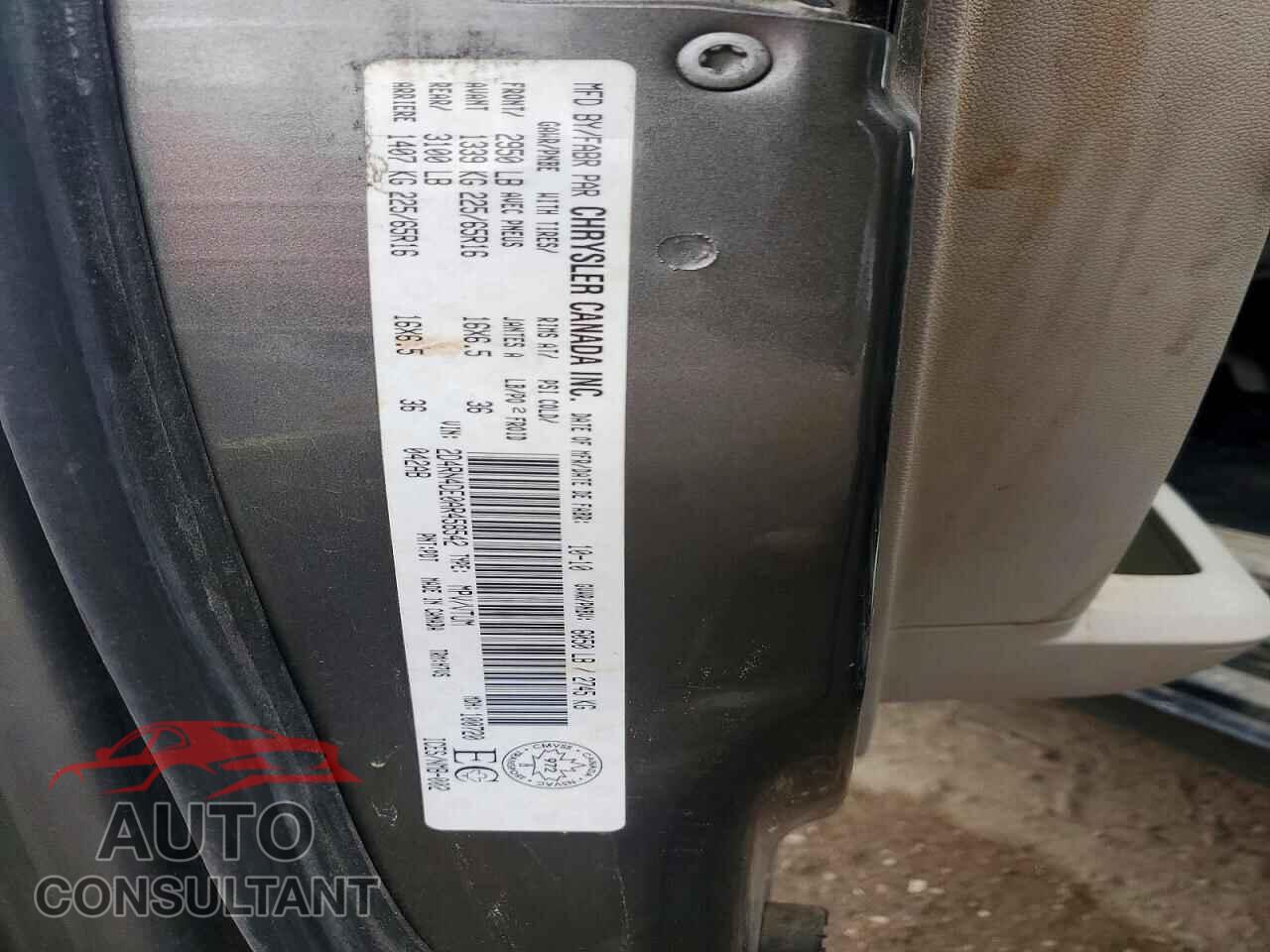 DODGE CARAVAN 2010 - 2D4RN4DE0AR458542