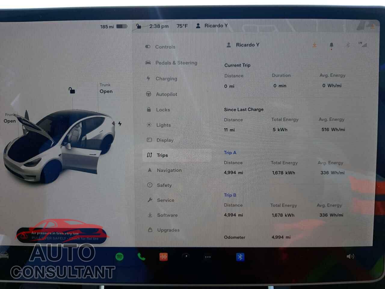 TESLA MODEL Y 2021 - 5YJYGDEEXMF068033