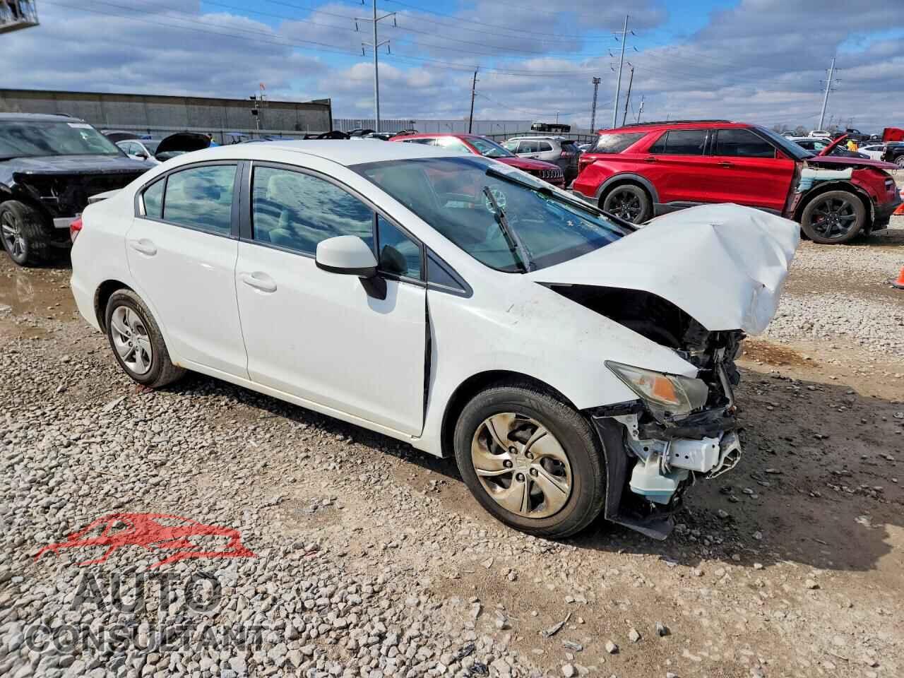 HONDA CIVIC 2013 - 19XFB2F54DE040548