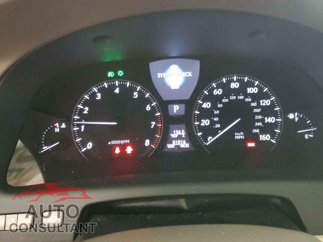 LEXUS LS460 2012 - JTHDL5EF4C5004349