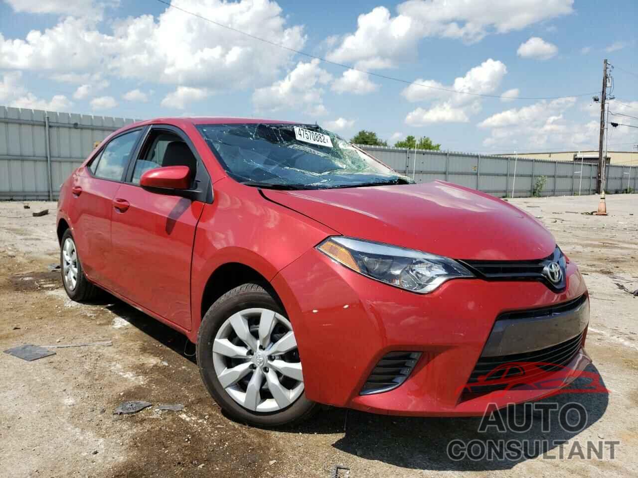 TOYOTA COROLLA 2016 - 5YFBURHE1GP523156