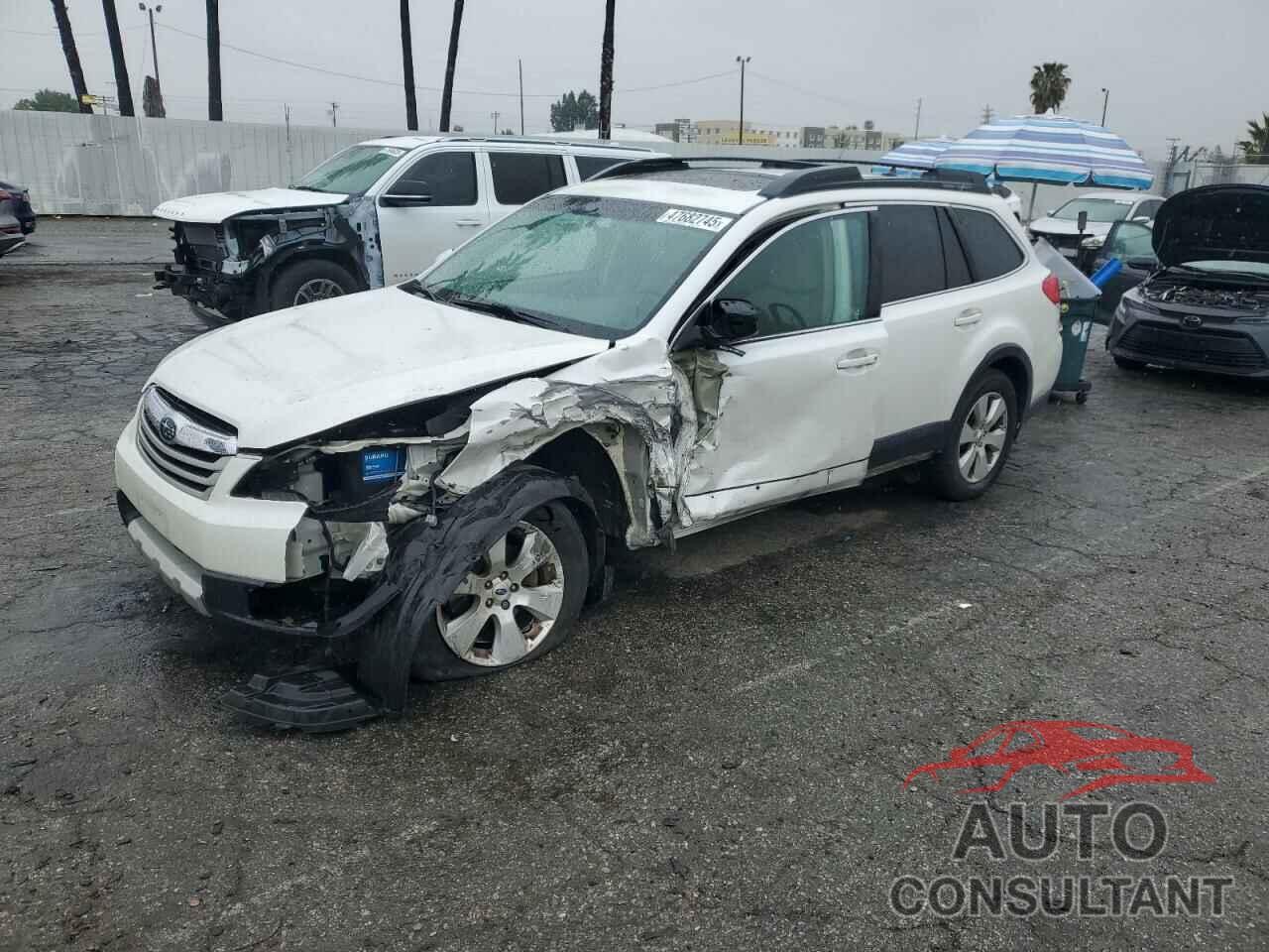 SUBARU OUTBACK 2012 - 4S4BRBLCXC3227260