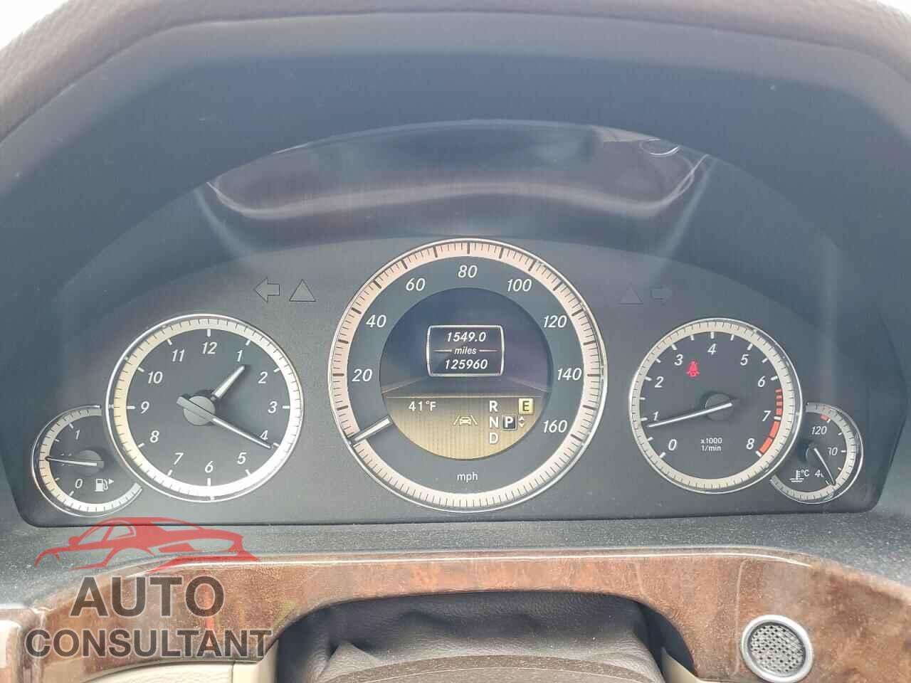 MERCEDES-BENZ E-CLASS 2012 - WDDHF8JB6CA609534