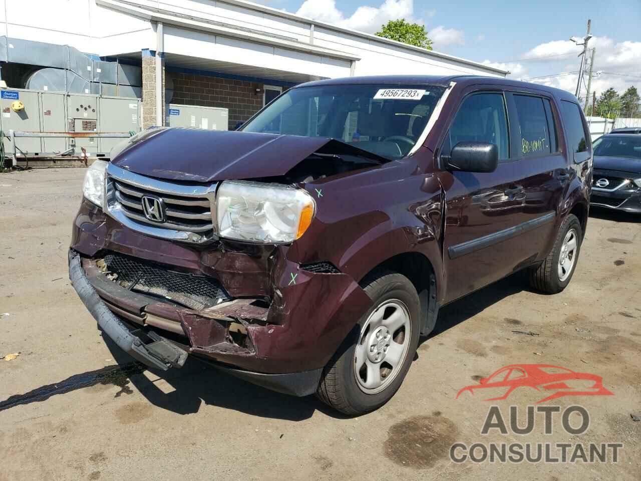 HONDA PILOT 2015 - 5FNYF4H27FB015779