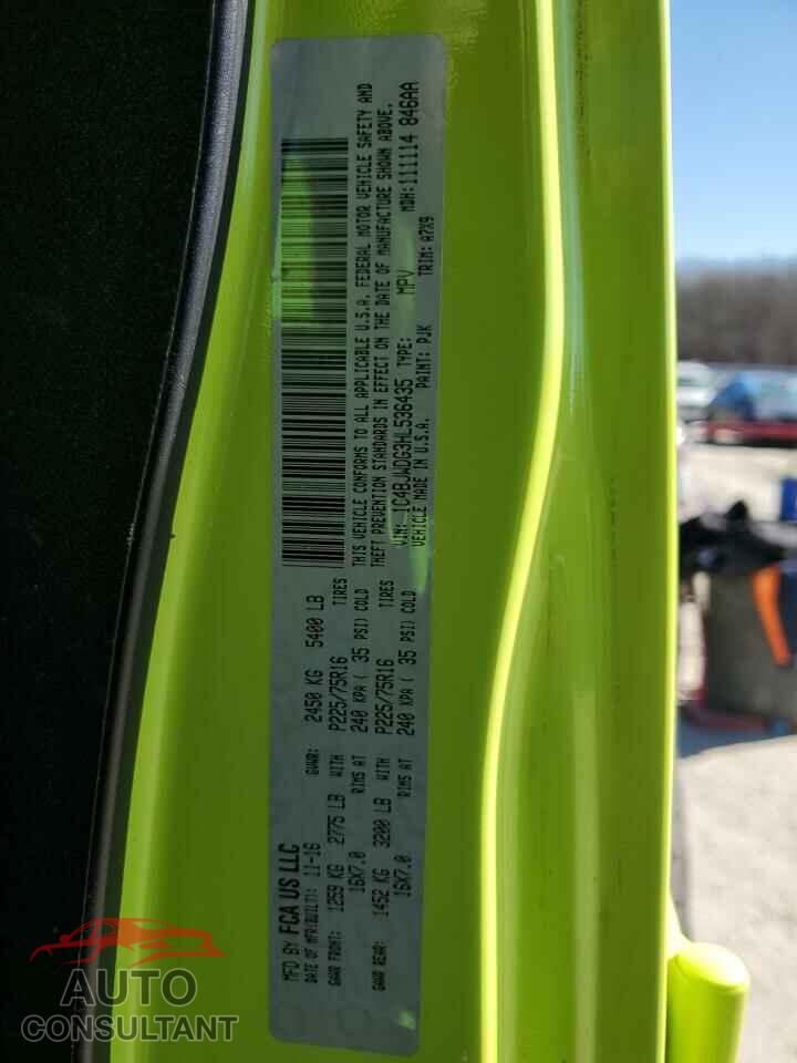JEEP WRANGLER 2017 - 1C4BJWDG3HL536435