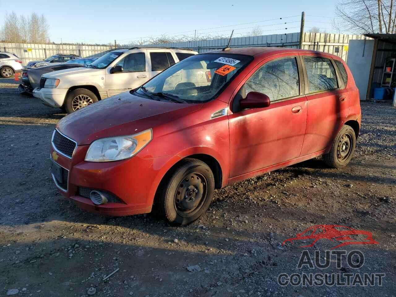 CHEVROLET AVEO 2010 - KL1TD6DE2AB134354