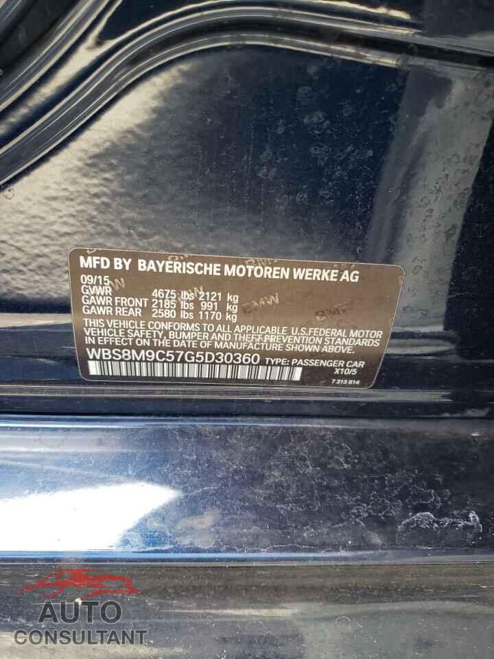 BMW M3 2016 - WBS8M9C57G5D30360