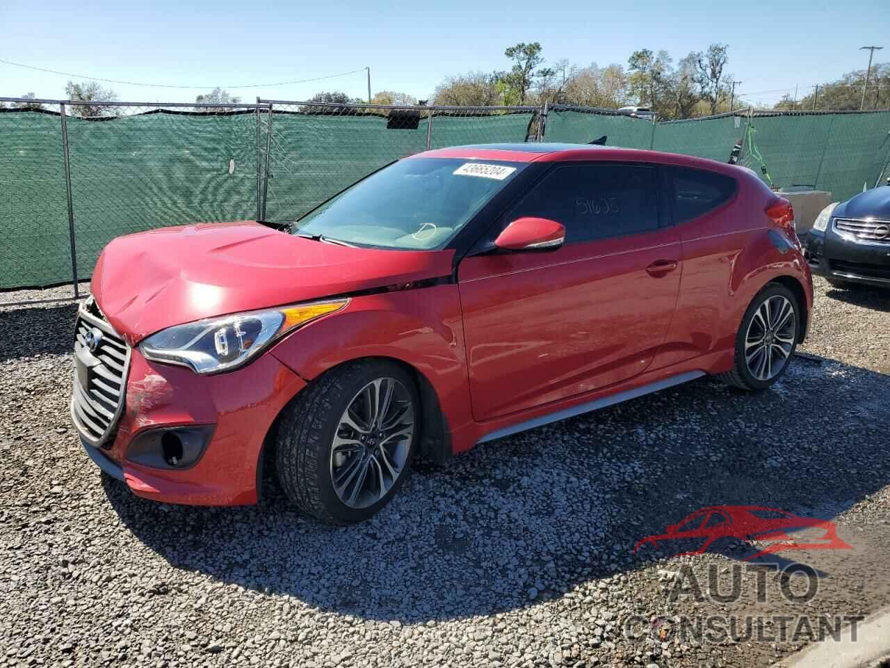 HYUNDAI VELOSTER 2016 - KMHTC6AE4GU274706