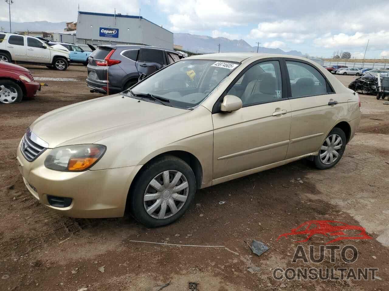 KIA SPECTRA 2009 - KNAFE222195652337