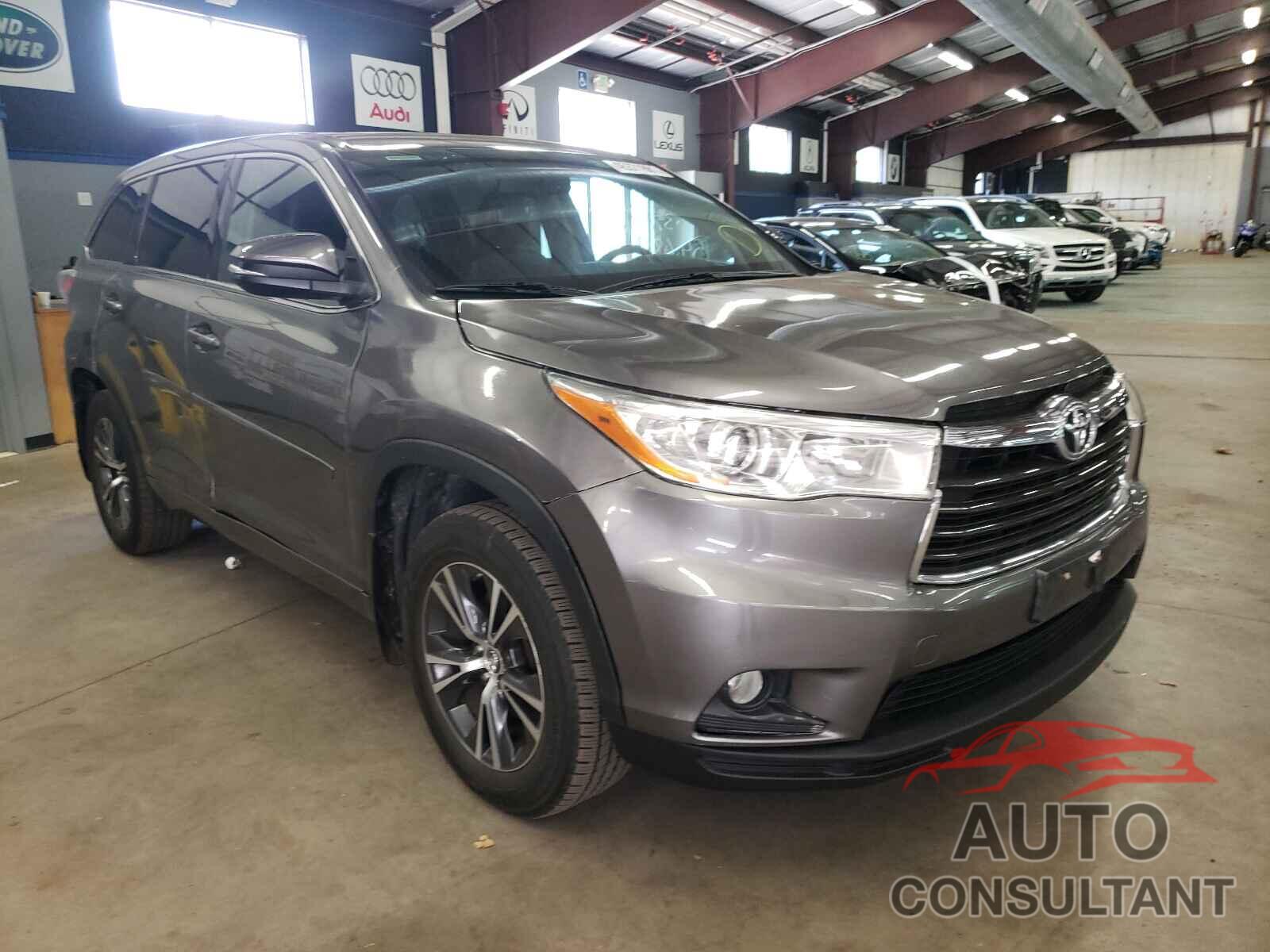 TOYOTA HIGHLANDER 2016 - 5TDJKRFH1GS311993