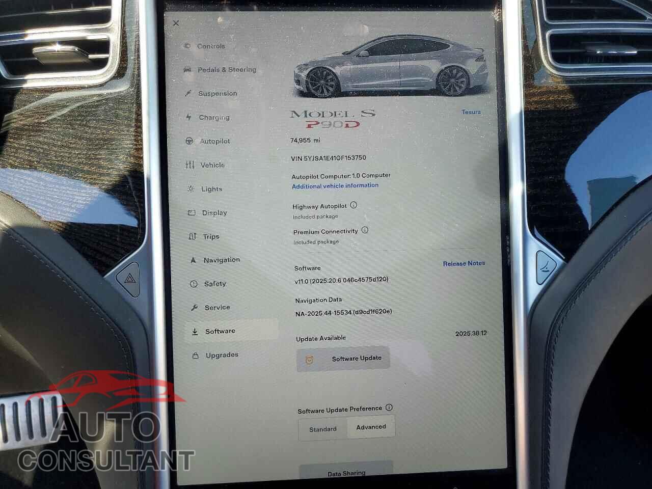 TESLA MODEL S 2016 - 5YJSA1E41GF153750