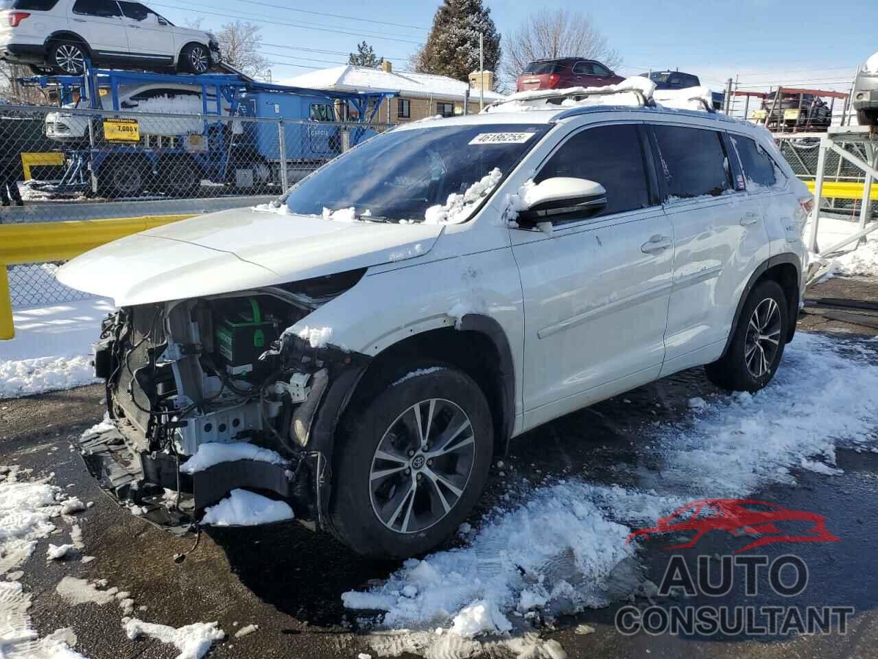 TOYOTA HIGHLANDER 2016 - 5TDJKRFHXGS281666