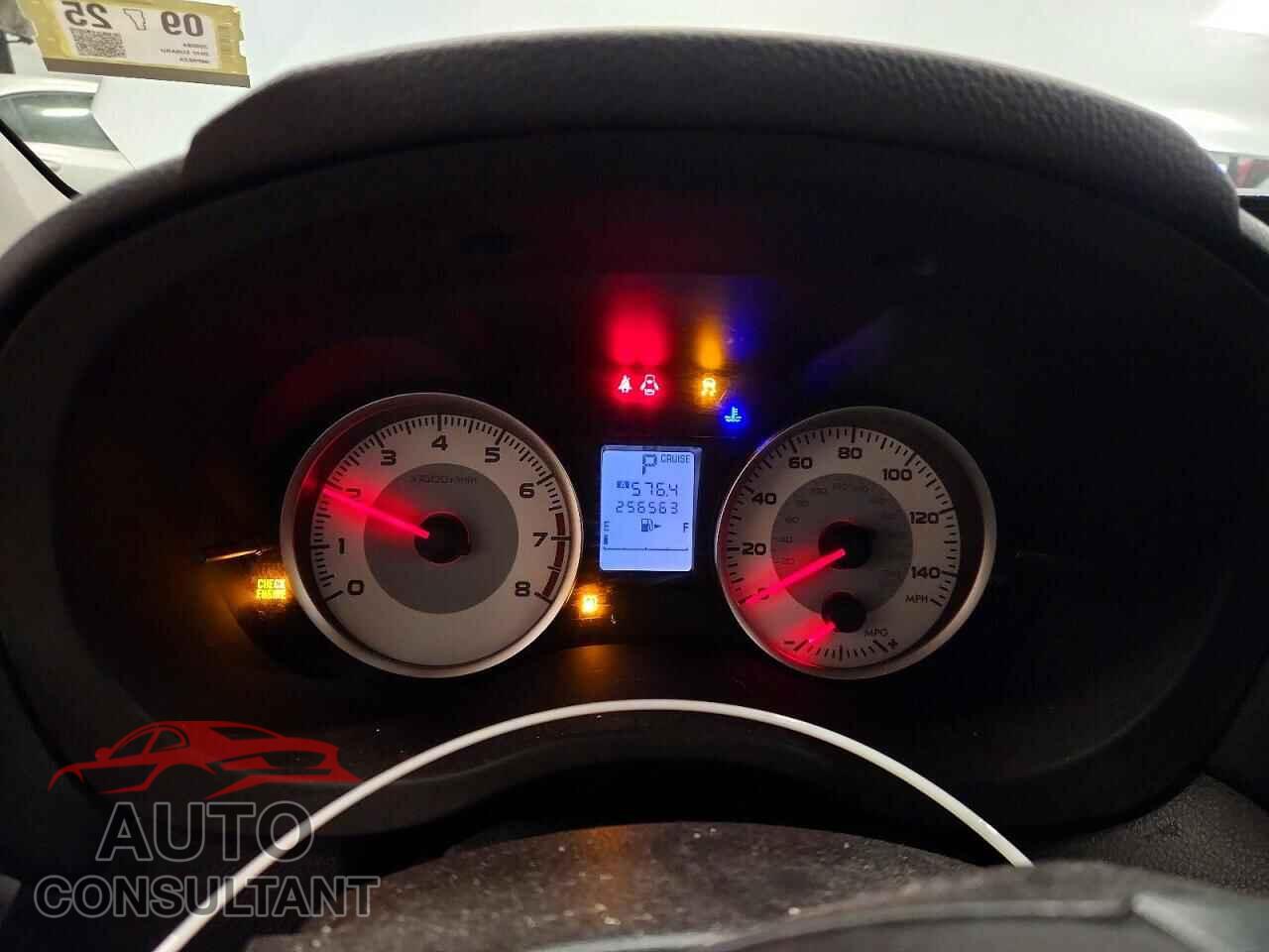 SUBARU IMPREZA 2012 - JF1GPAC64CH209284