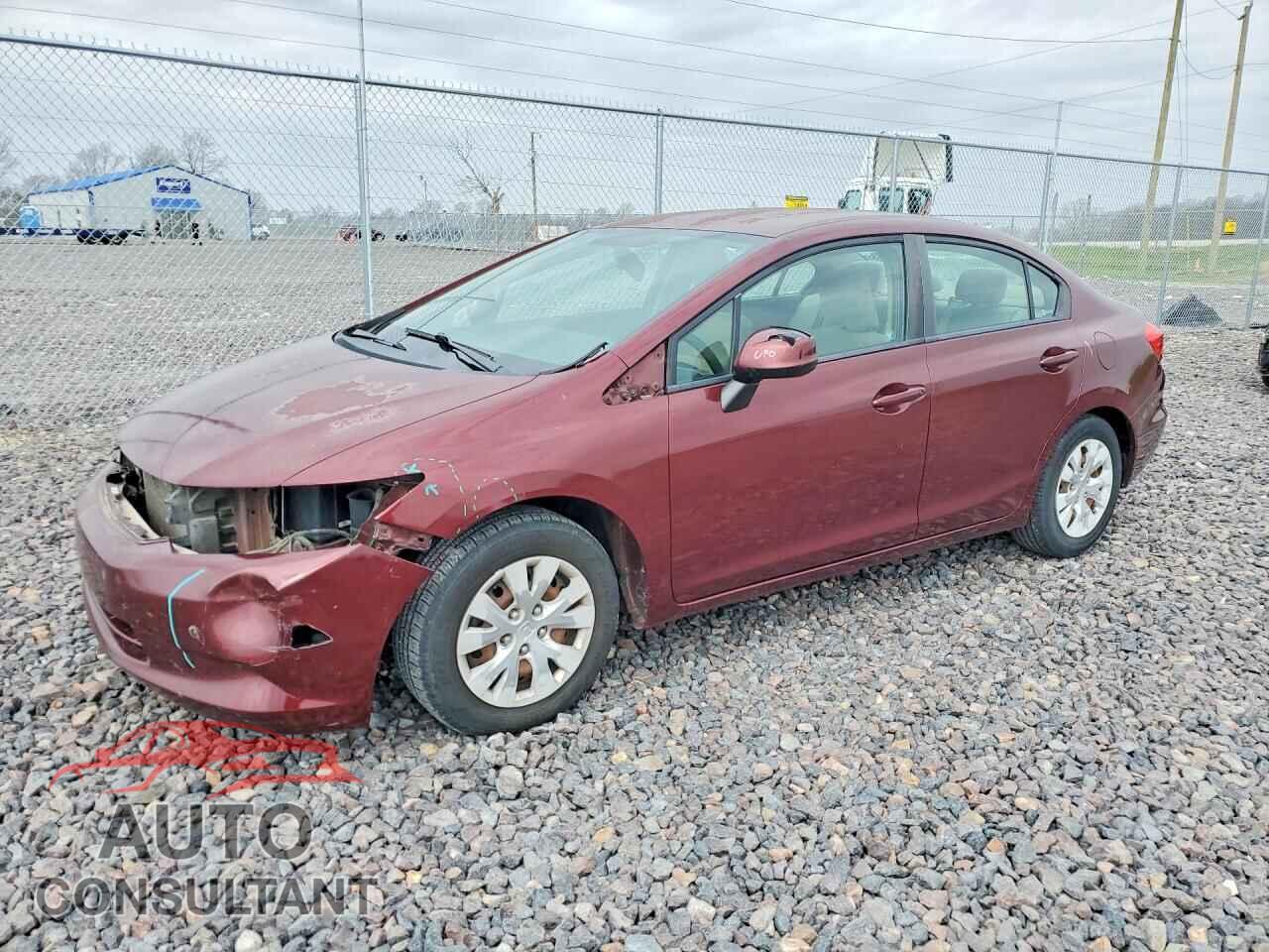 HONDA CIVIC 2012 - 2HGFB2F56CH609064