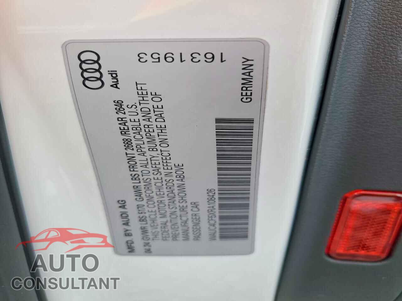 AUDI S5/RS5 2024 - WAUC4CF5XRA108426