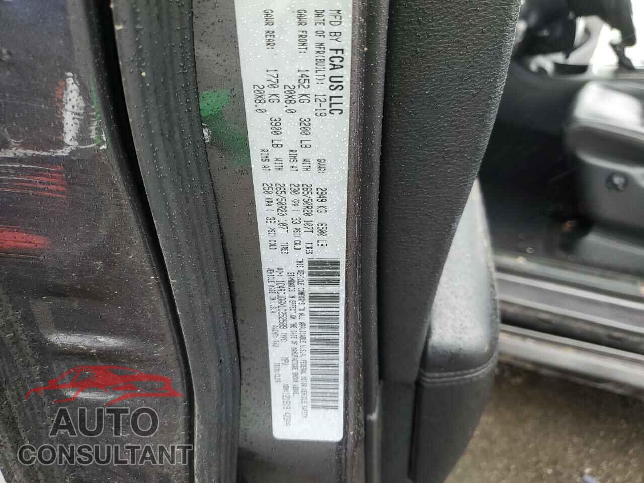 DODGE DURANGO 2020 - 1C4RDJDGXLC252589