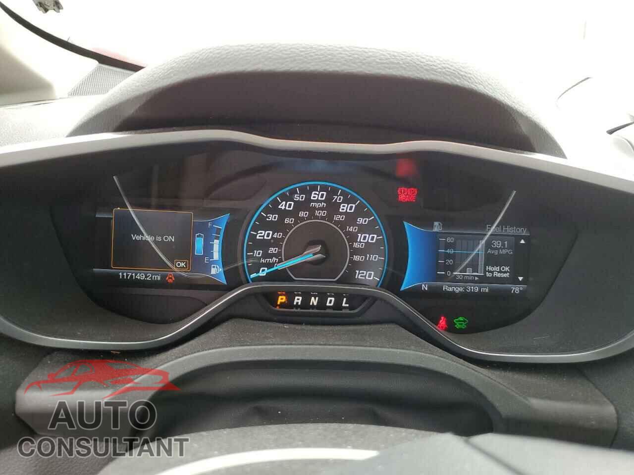 FORD CMAX 2017 - 1FADP5DU2HL100219