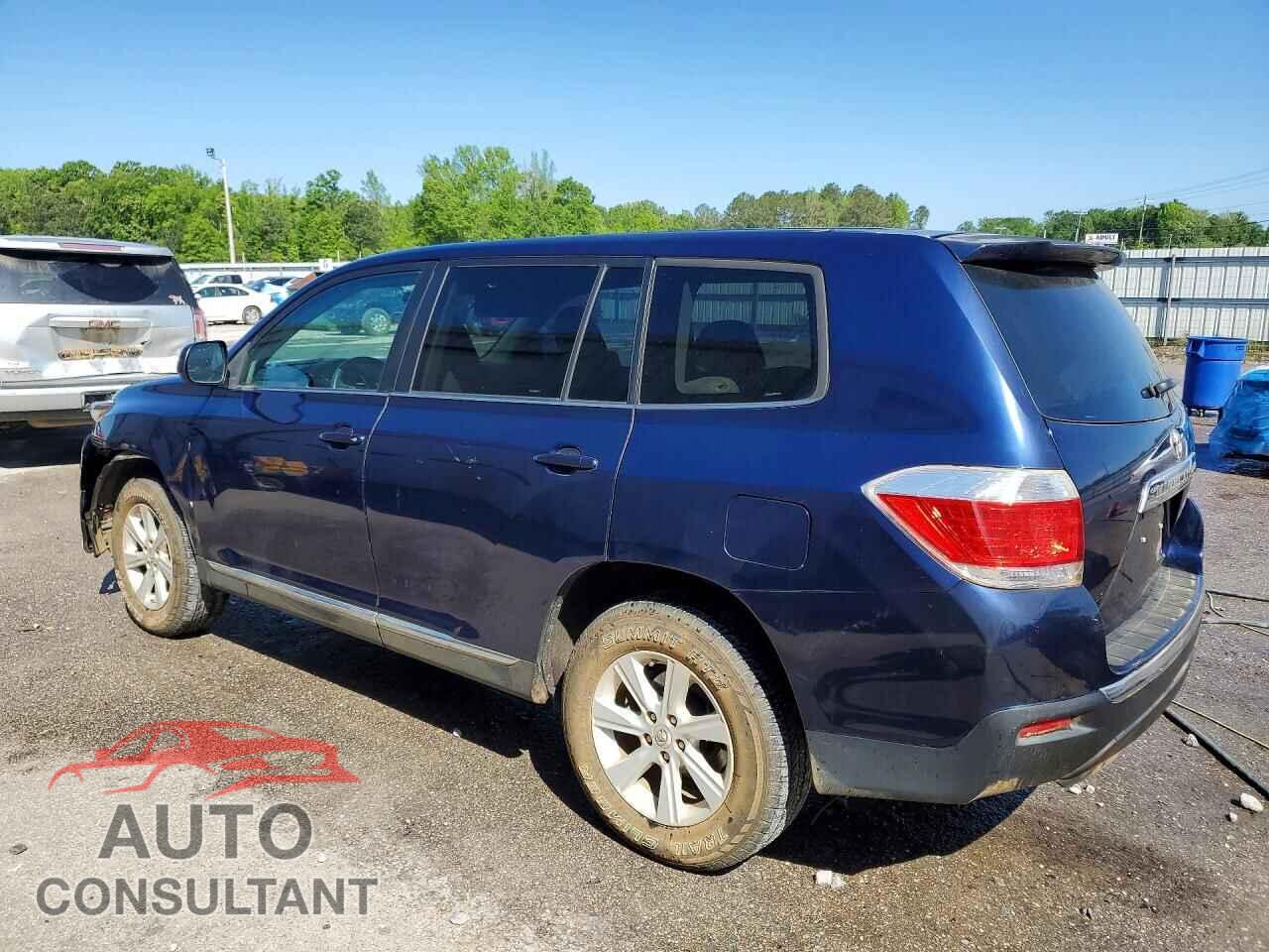 TOYOTA HIGHLANDER 2013 - 5TDZA3EH8DS044223
