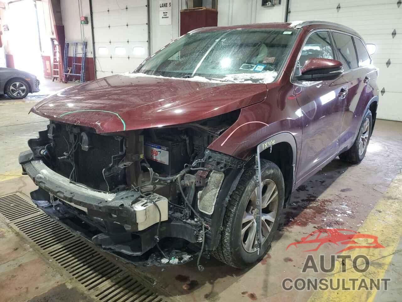 TOYOTA HIGHLANDER 2015 - 5TDJKRFH4FS216410