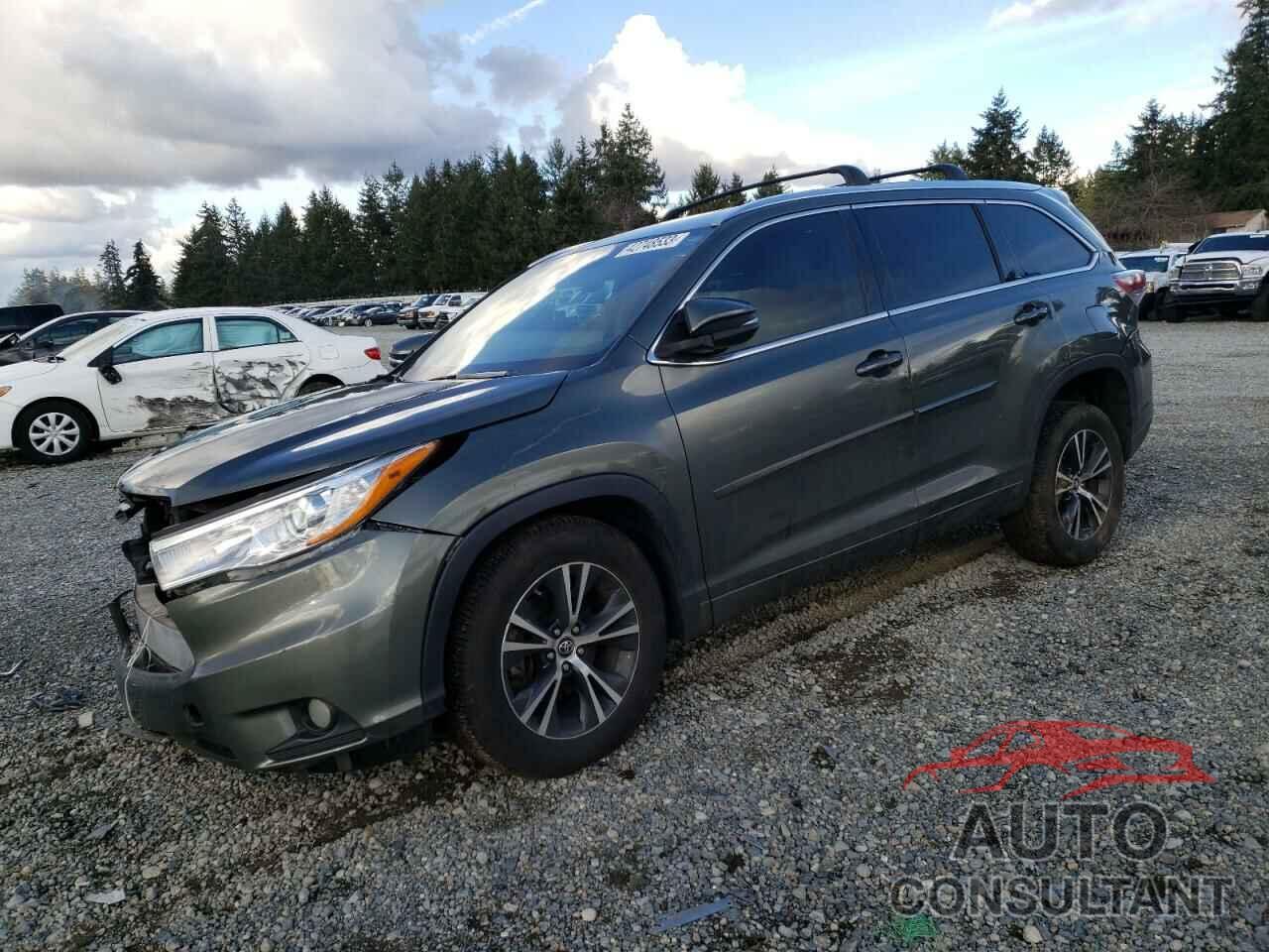 TOYOTA HIGHLANDER 2016 - 5TDKKRFHXGS170703