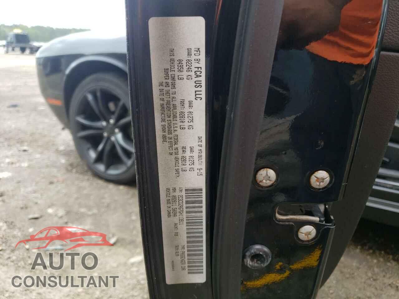 DODGE CHALLENGER 2016 - 2C3CDZAG7GH113911