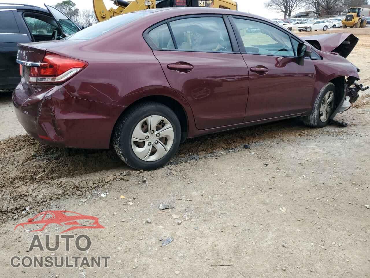 HONDA CIVIC 2013 - 19XFB2F57DE089405