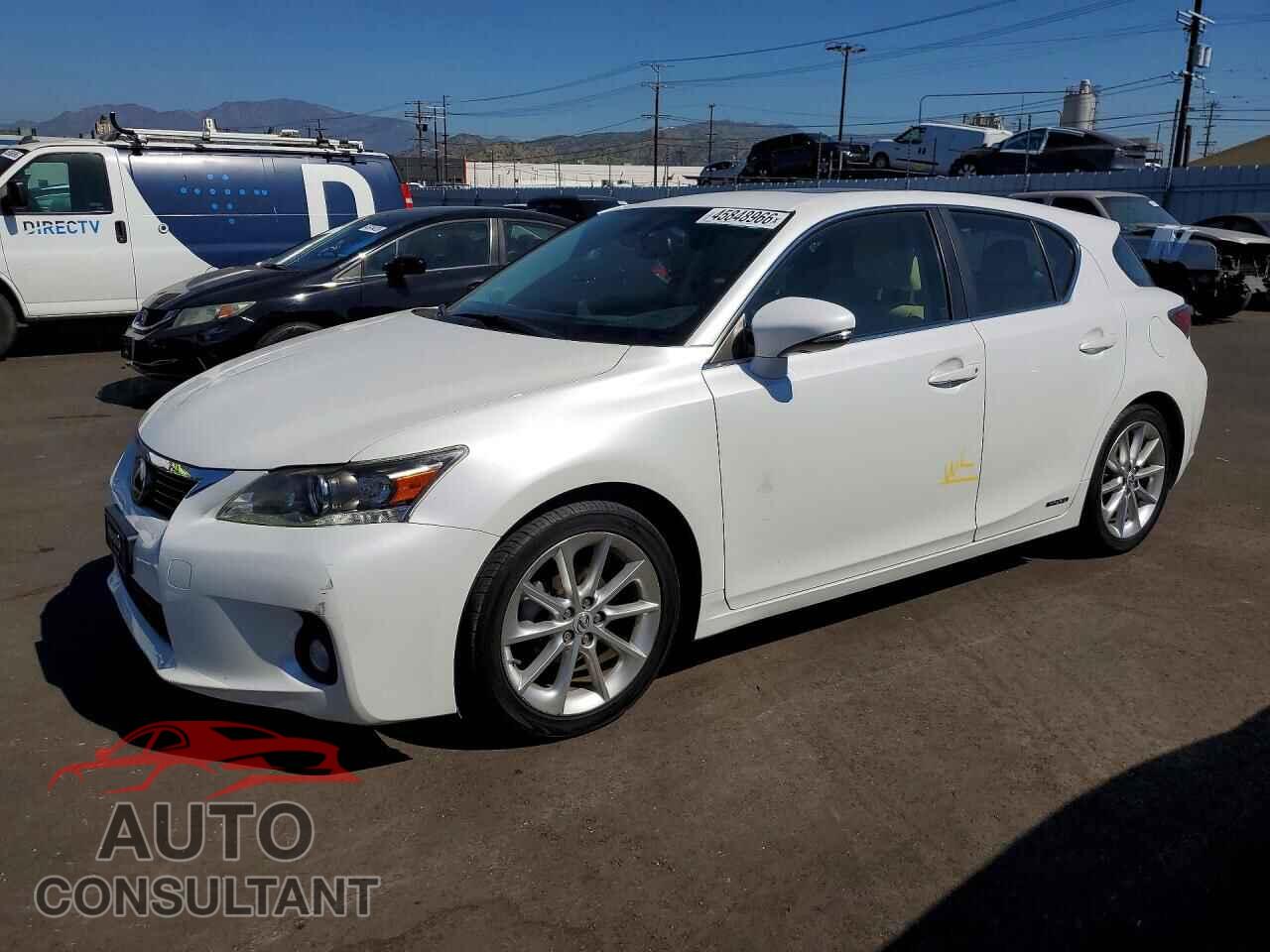 LEXUS CT 200 2012 - JTHKD5BH8C2093368