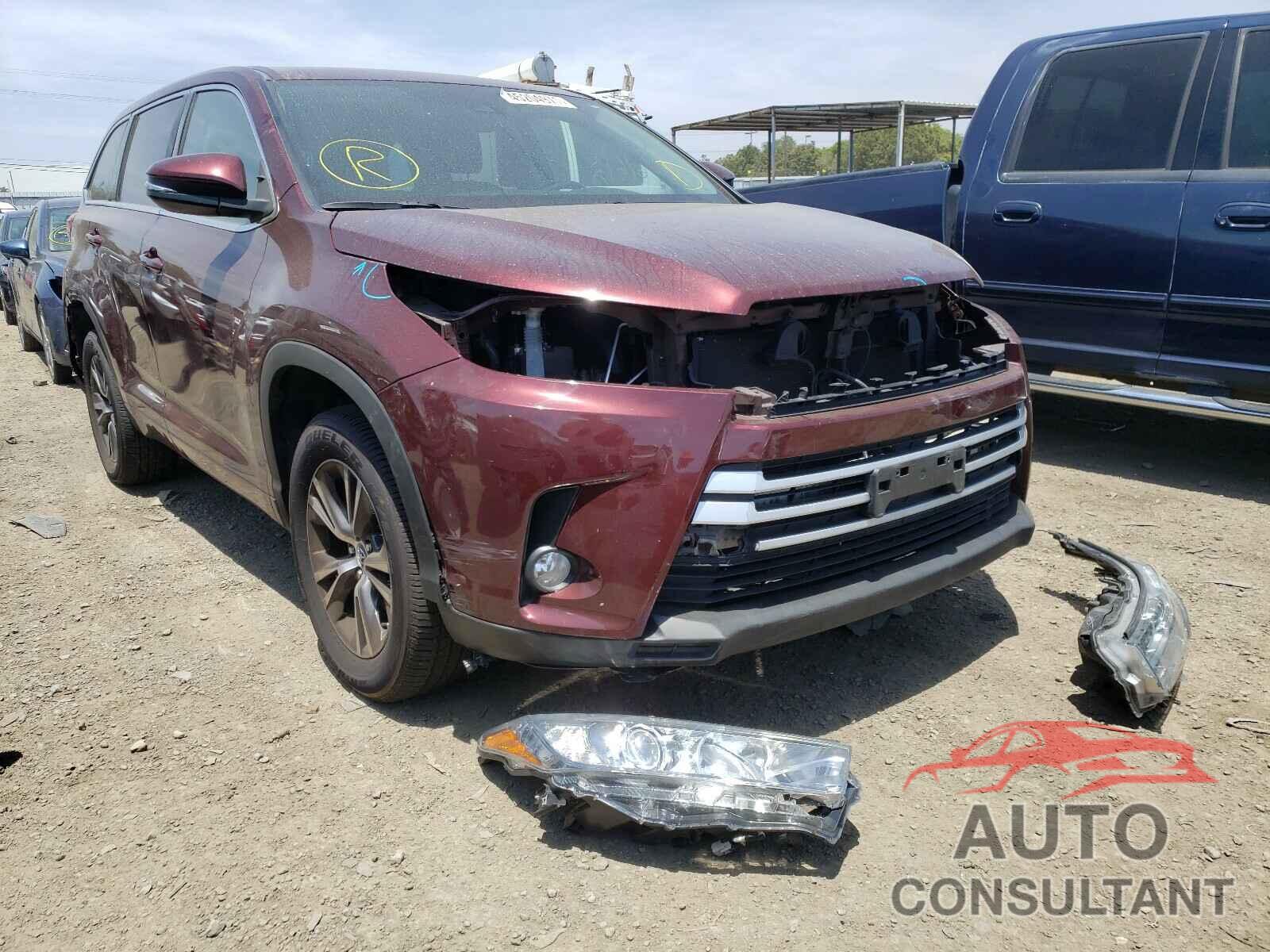 TOYOTA HIGHLANDER 2017 - 5TDZZRFH5HS232973