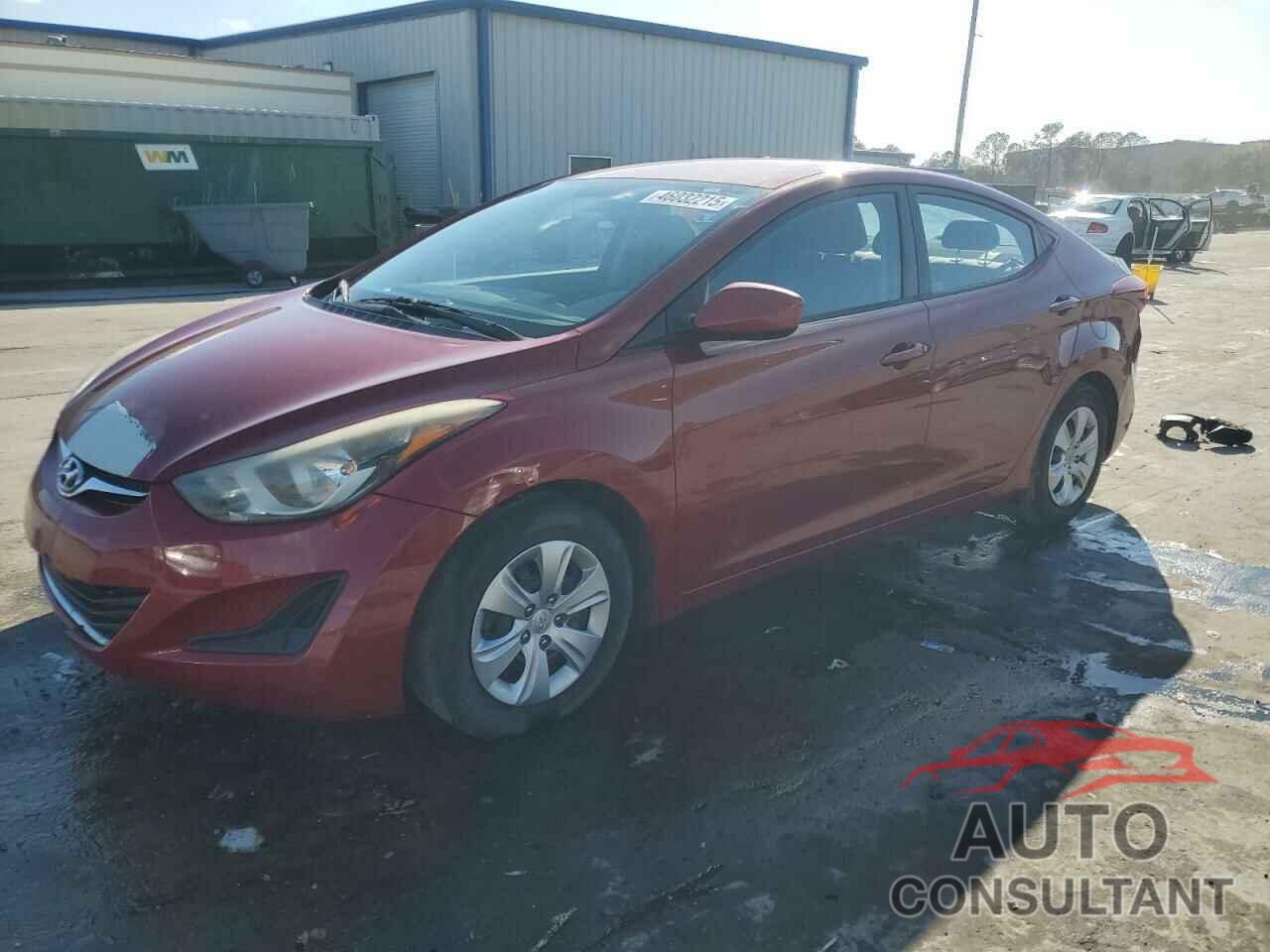 HYUNDAI ELANTRA 2016 - KMHDH4AE7GU650356