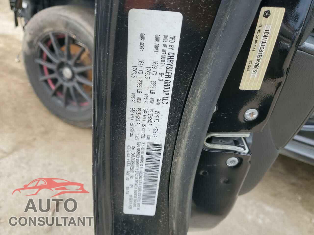 JEEP COMPASS 2014 - 1C4NJDCB1ED626051