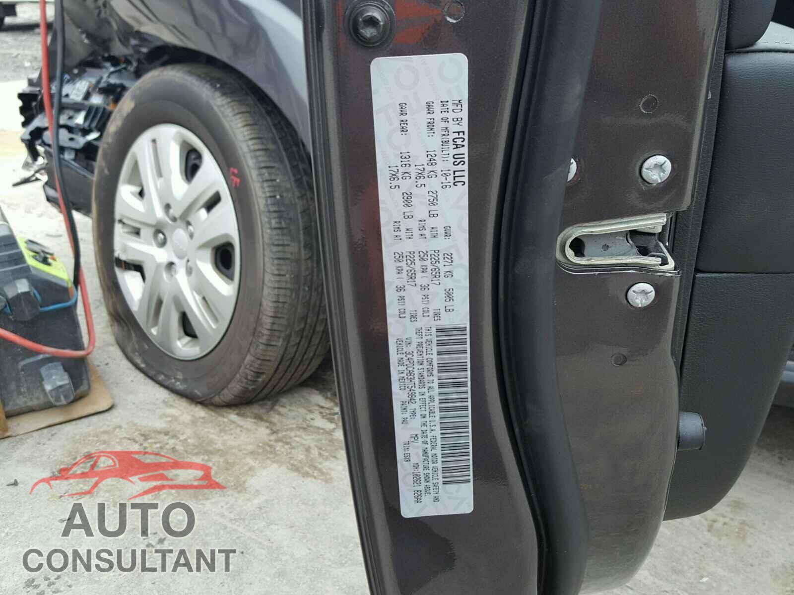 DODGE JOURNEY SE 2017 - 3C4PDCAB3HT549842