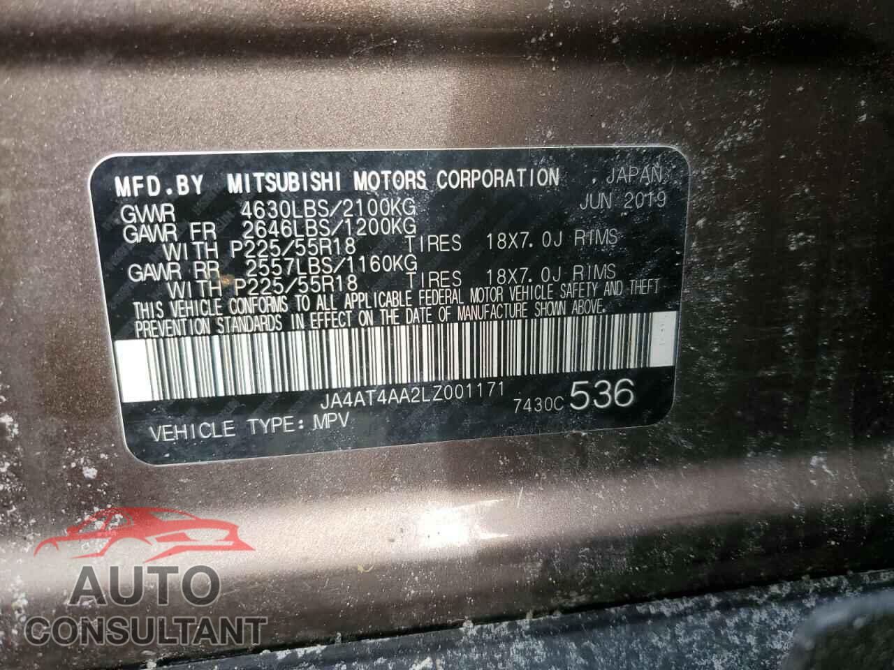 MITSUBISHI ECLIPSE 2020 - JA4AT4AA2LZ001171