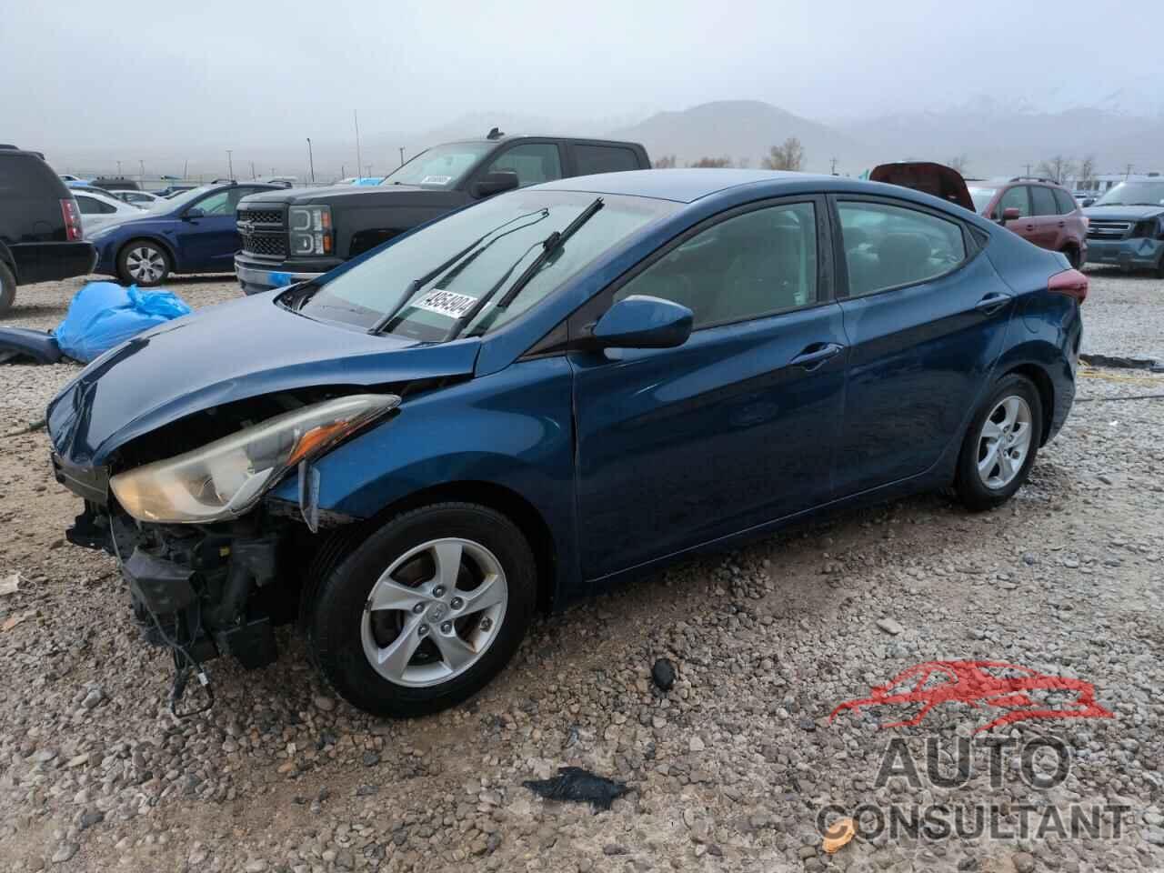HYUNDAI ELANTRA 2014 - KMHDH4AE8EU154317