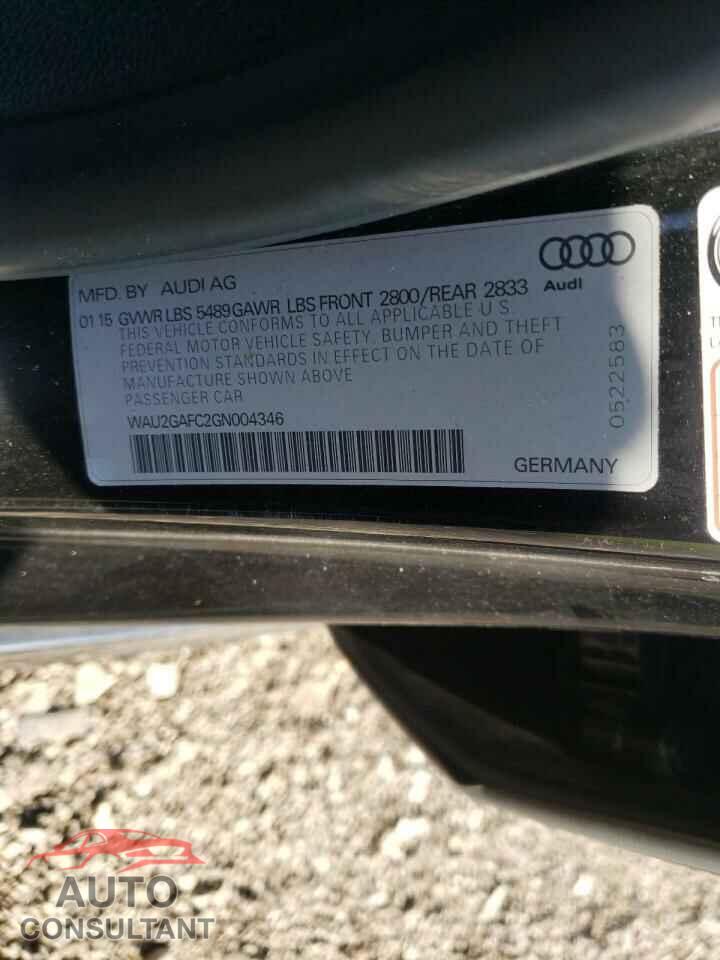 AUDI A7 2016 - WAU2GAFC2GN004346