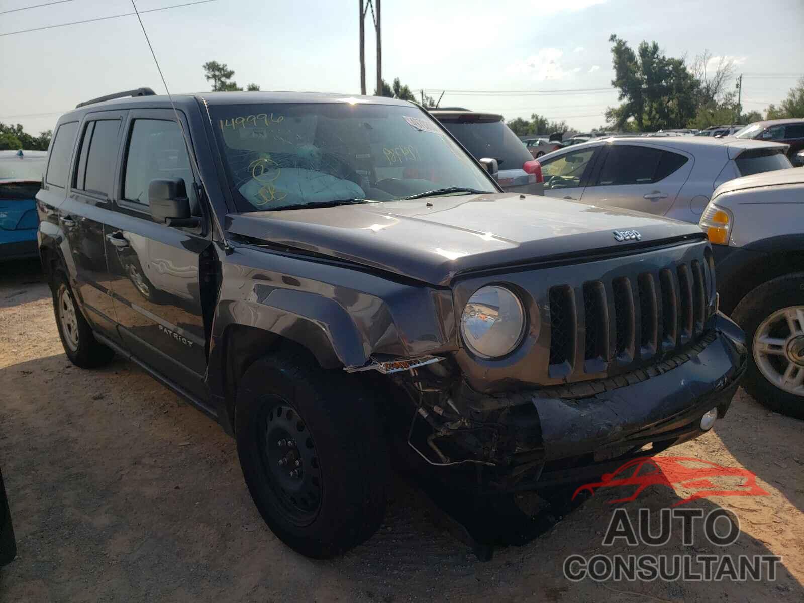 JEEP PATRIOT 2017 - 1C4NJPBA9HD149996