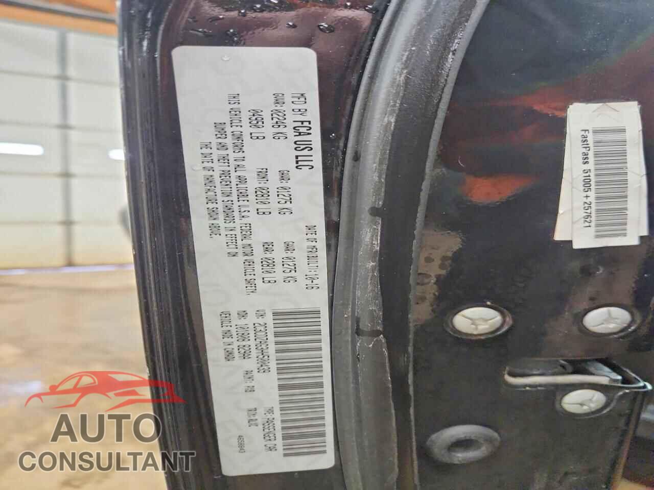 DODGE CHALLENGER 2017 - 2C3CDZAG3HH500439